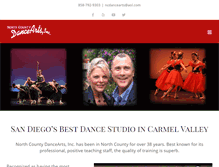 Tablet Screenshot of northcountydancearts.com